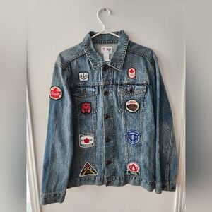 Rare - Men's 2012 Olympic Embroided Jeans Jacket L